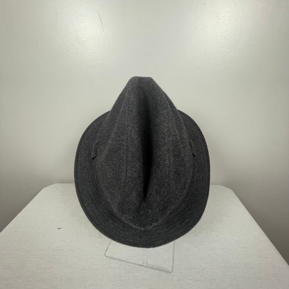 Luigi Baroni Dark Gray Men's Fedora Style Hat Made in Italy - Picture 6 of 10